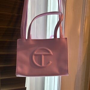 Telfar Mini Bag in Soft Pink